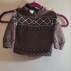 Boys Carter's Zip-Up Sweater, Size 9 Months